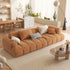 Julia Suede  Fabric Soft Sofa Modern 3-Seater Couch